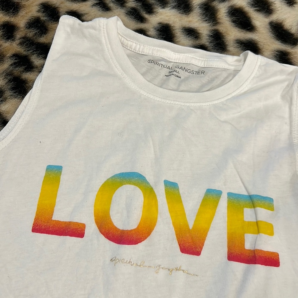 Spiritual Gangster size small tank! 100% cotton